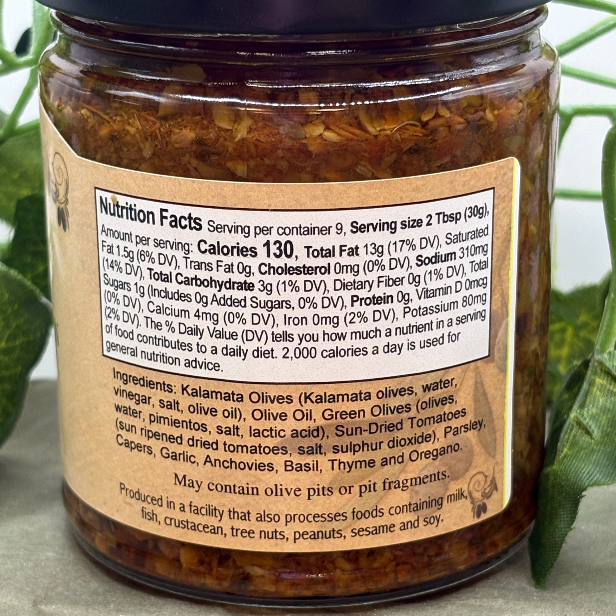 Black & Green Olive Tapenade - Image 2