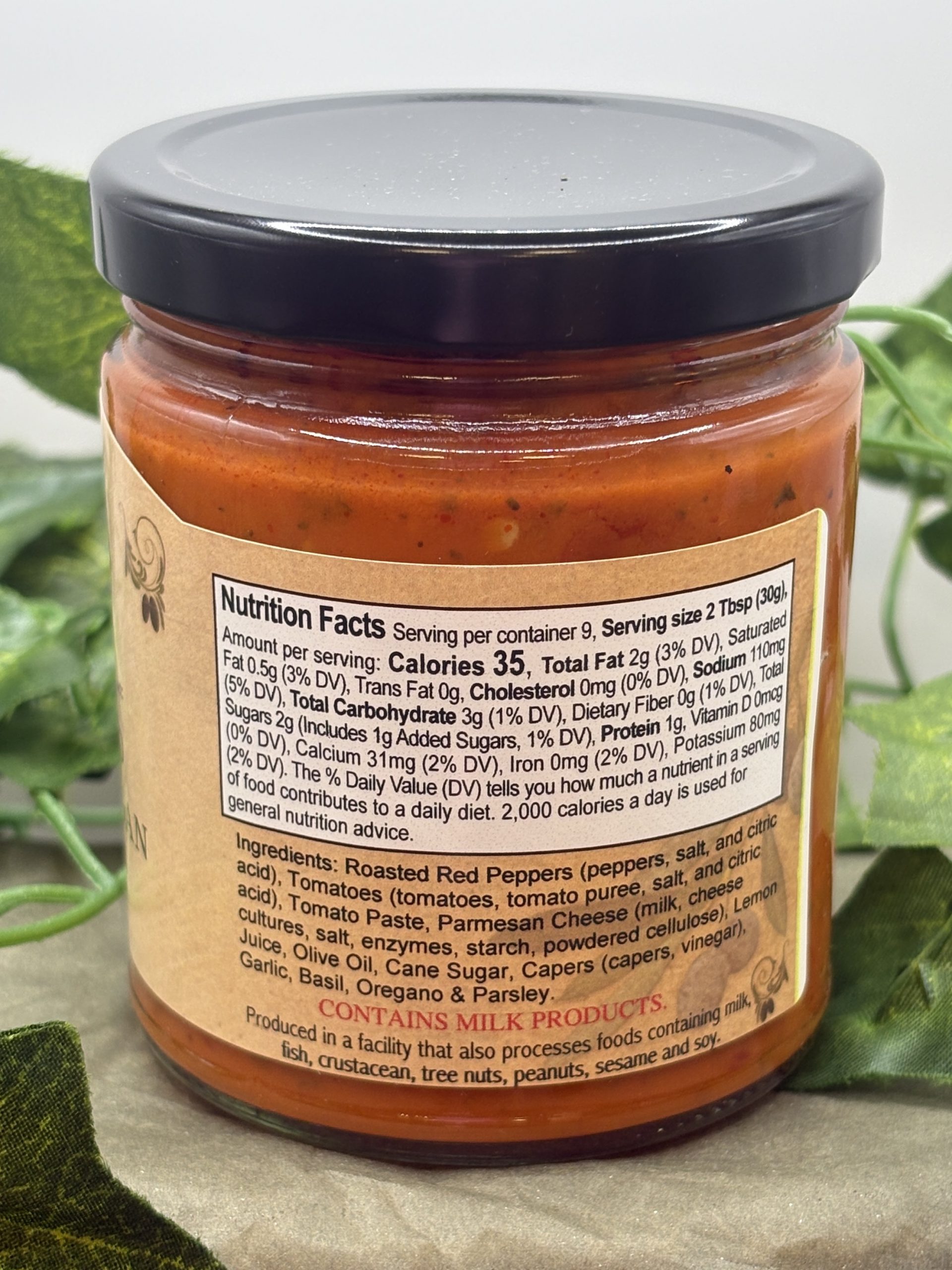Roasted Red Pepper Parmesan Tapenade - Image 2