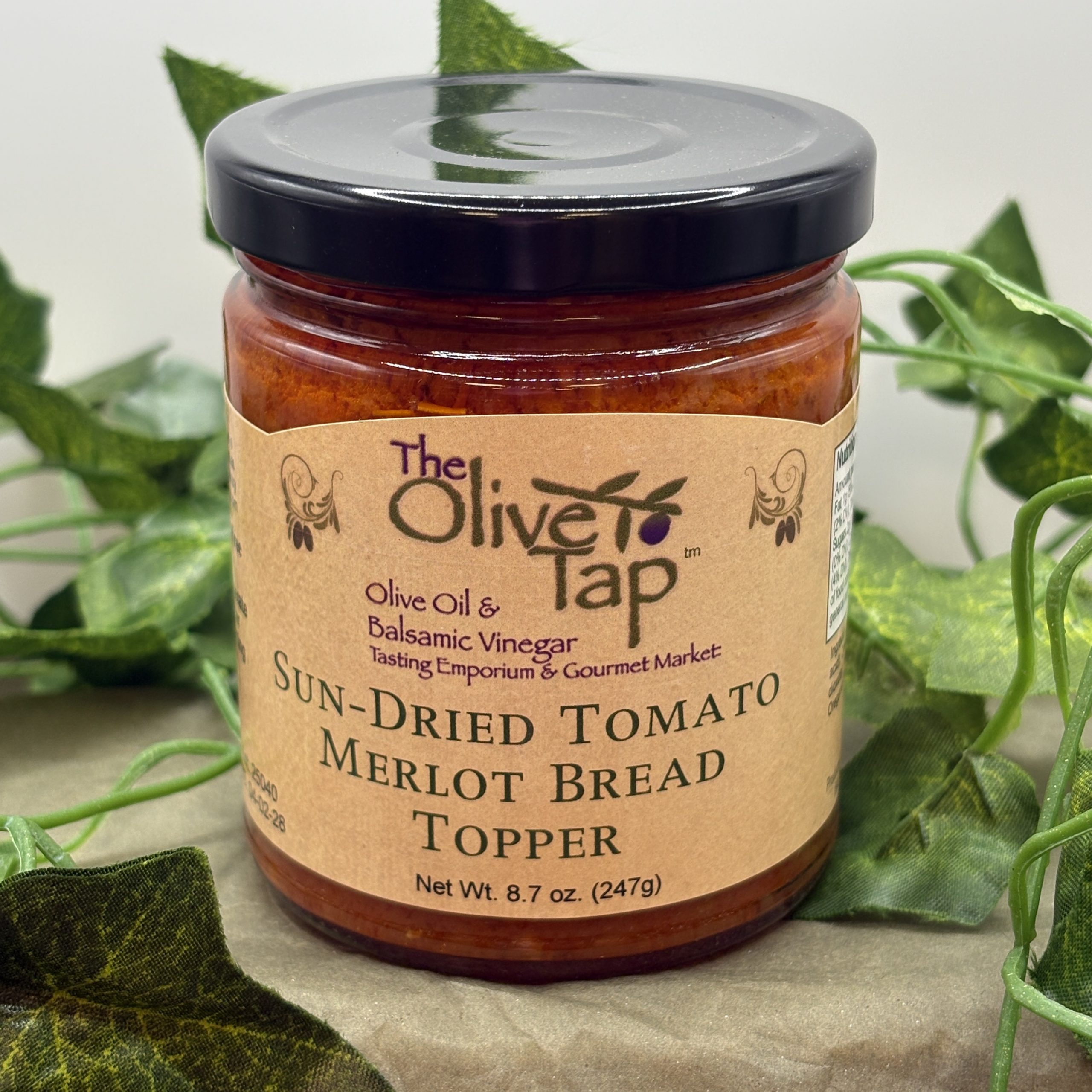 Sun-Dried Tomato Merlot Bread Topper