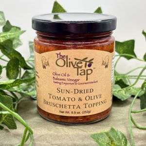 Sun-Dried Tomato & Olive Bruschetta Topping